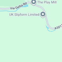 Map showing Derbyshire, Manchester, Cheshire, and Stockport