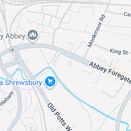 Map showing Shropshire, United Kingdom