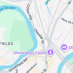Map showing Shropshire, United Kingdom
